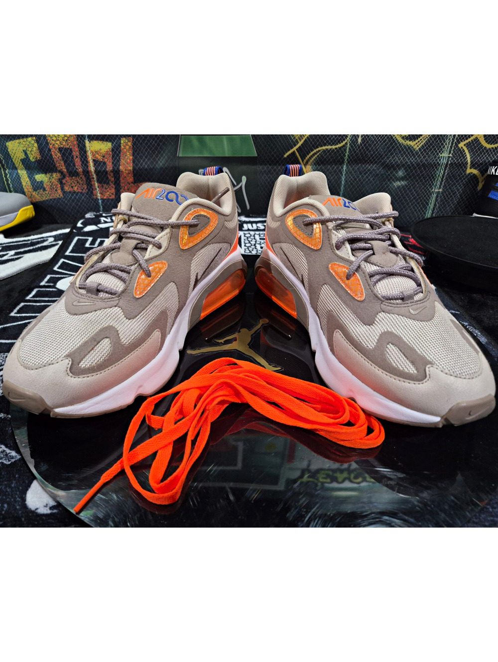 Nike Air Max 200 Winter Low Top Sneakers Lace Up Sepia Stone BV5485-200